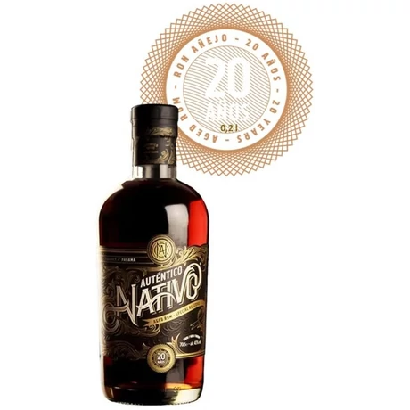 Auténtico Nativo 20 éves mini 0,2L 40%