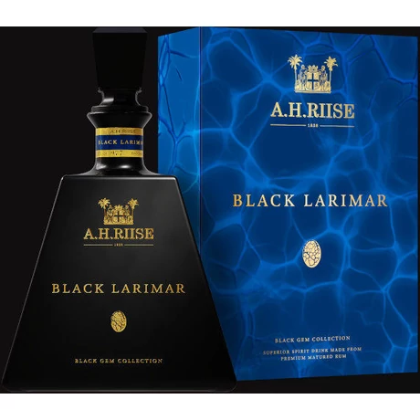 A.H. Riise Black Larimar - Black Gem Collection rum - 0,7L 45,2% dd