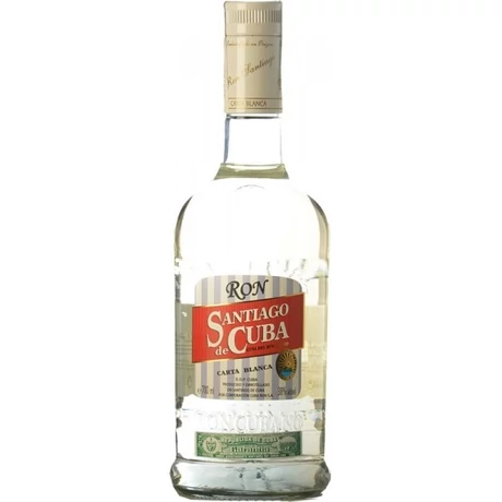 Santiago de Cuba Carta Blanca - 0,7L (38%) (Fehér rum)