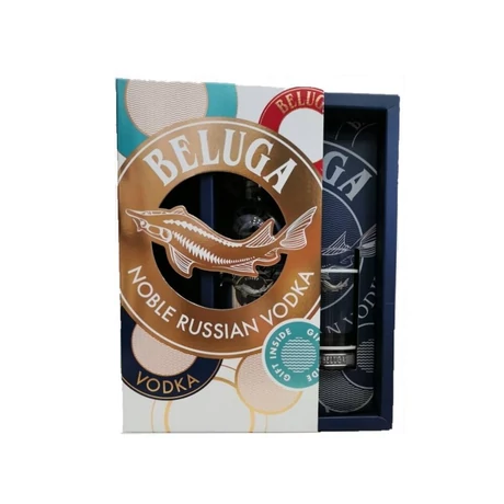Beluga Noble Vodka pdd. 0,7L 40% + pohár