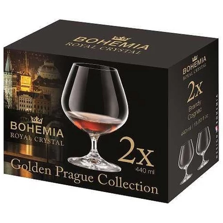 Bohemia kristály brandy pohár 44cl 2 db/szett