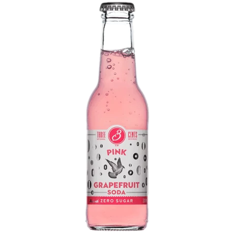 Three Cents - Pink Grapefruit cukormentes tonik 200 ml