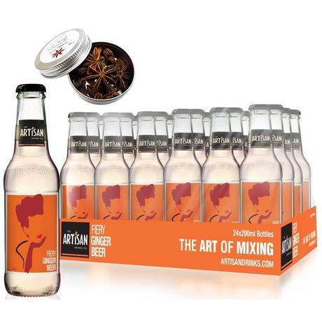 24 db Artisan Fiery Ginger Beer 200ml Ajándék ginfűszerrel