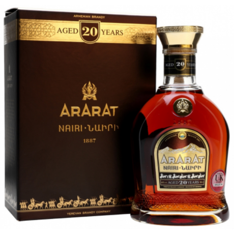 Ararat Nairi 20 years brandy - 0,7L (40%) pdd.