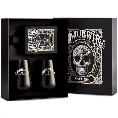 Amuerte Coca Leaf Black Edition Gin dd. + 2 pohár 0,7L 43%