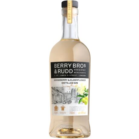 Berry Bro's &amp; Rudd Elderflower &amp; Gooseberry Gin 0,7L 40%