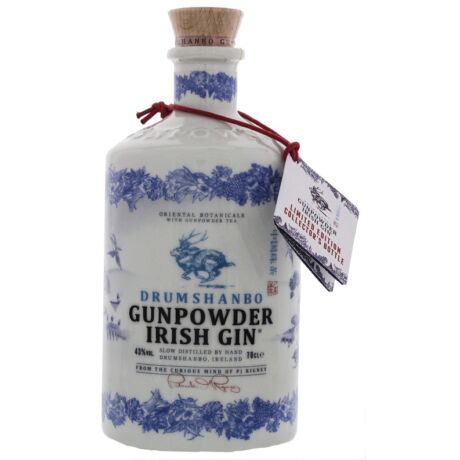 Drumshanbo Gunpowder Irish Gin 0,7 43% kerámia dekanterben