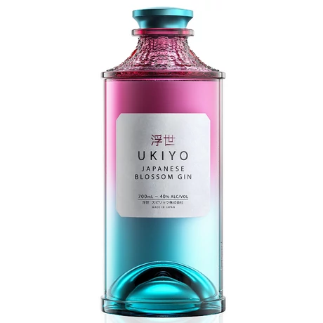 Ukiyo Japanese Blossom Gin 40% 0,7L