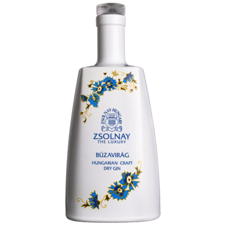 ZSOLNAY THE LUXURY Búzavirág kézműves Gin 0,7 (40%)