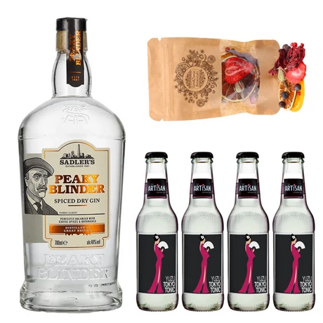 Peaky Blinder Gin Tonik szett ajándék ginfűszerrel