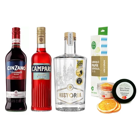 Negroni koktél szett