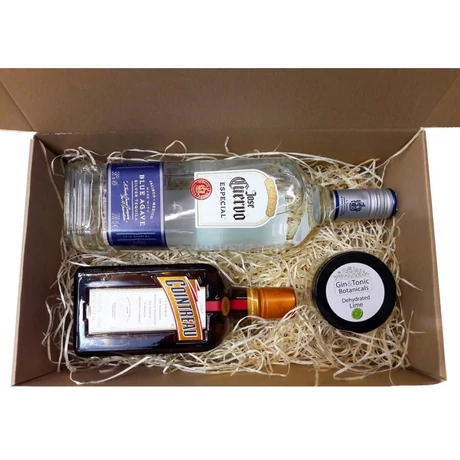 Margarita csomag szárított lime-al, díszdobozban