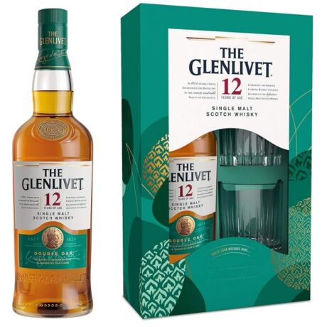 Glenlivet 12 years 0,7L 40% dd.+ 2 pohár