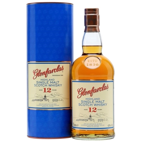 Glenfarclas 12 years whisky 0,7L 43% dd.