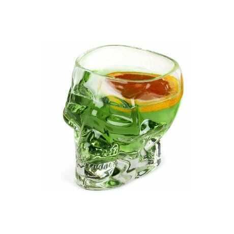 Tiki Skull Shot üveg pohár 90 ml.