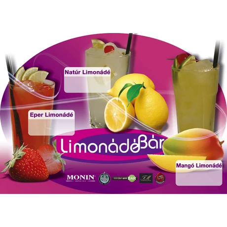 Kis méretű Monin Limonádé Bár kínáló (kifüggeszthető)