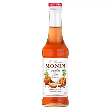 Monin - Fűszeres sütőtök szirup kis üveges 0,25L