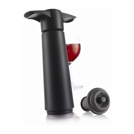 Vacu Vin Concerto vákuumpumpa borzár (2 db dugóval) fekete