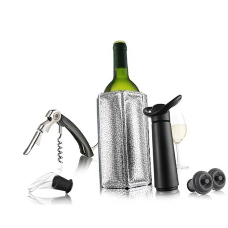 Vacu Vin Essentials boros szett fekete
